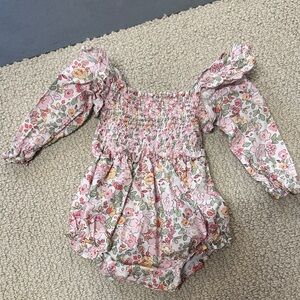 Stitchy Fish Smocked Floral Bubble